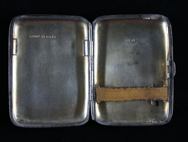 Harry Colebourn's Cigarette Case Interior