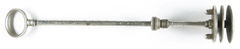 Part of an injection syringe