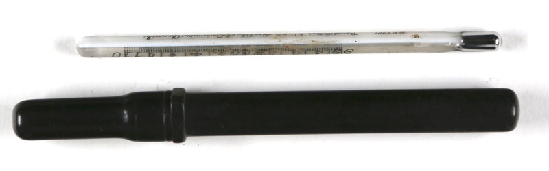 Thermometer and case
