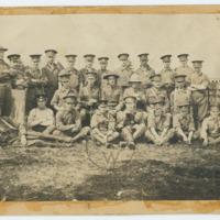 Winnie with Second Canadian Infantry Brigade HQ Staff. Valcartier, Quebec.